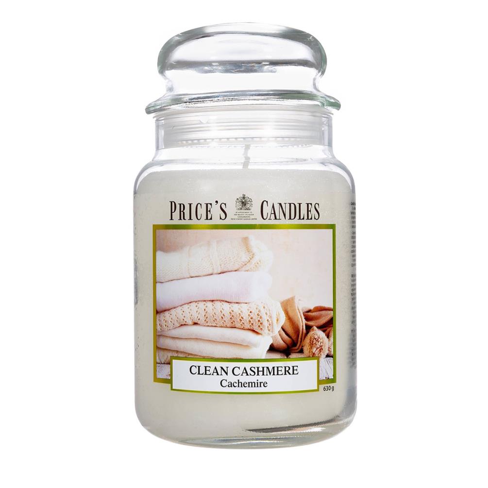 Price's Clean Cashmere Large Jar Candle £11.99